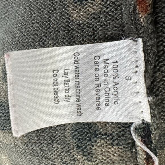 Till the End Rose Leopard Cheetah Animal Print Full Zip Sweater Hoodie Size S - Picture 5 of 5